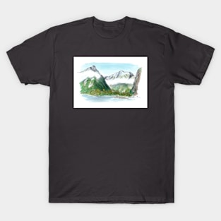 Milford Track - Milford Sound from Sandfly Point T-Shirt